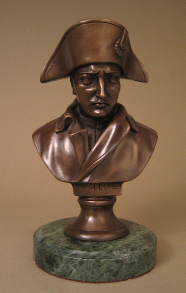 Unknown Handcrafted Solid Bronze Sculpture:"Napoleone 1"
