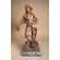 Unknown Handcrafted Solid Bronze Sculpture:"Pirate and Treasure Chest"