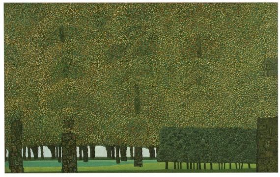 Valeri Metlyaev Hand Signed and Numbered Limited Edition Giclee on Canvas: " Enchanted Forest II "