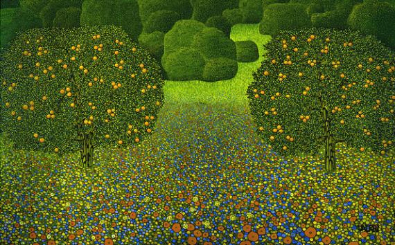 Valeri Metlyaev Hand Signed and Numbered Limited Edition Giclee on Canvas: " Fruits & Flowers "