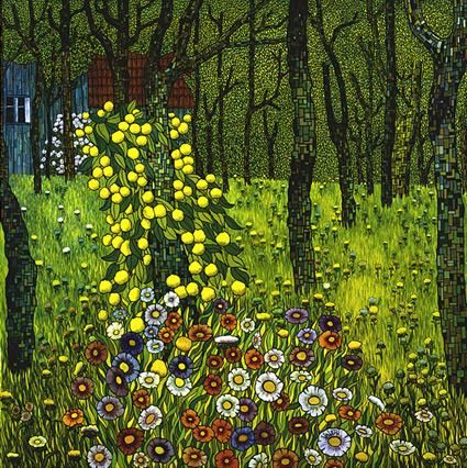 Valeri Metlyaev Hand Signed and Numbered Limited Edition Giclee on Canvas: " The Lemon Tree "