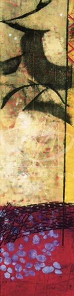 Valerie Willson Limited Edition Hand-Embellished Giclee on Canvas:"Into the Moment"