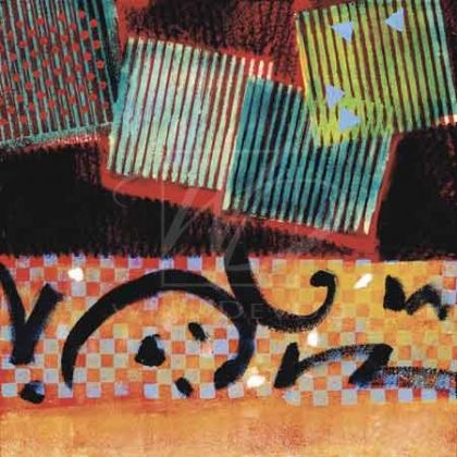 Valerie Willson Limited Edition Hand-Embellished Giclee on Canvas:"Joy Ride"