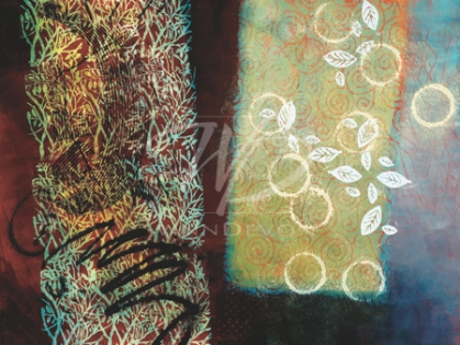 Valerie Willson Limited Edition Hand-Embellished Giclee on Canvas:"Lights for the Heart"