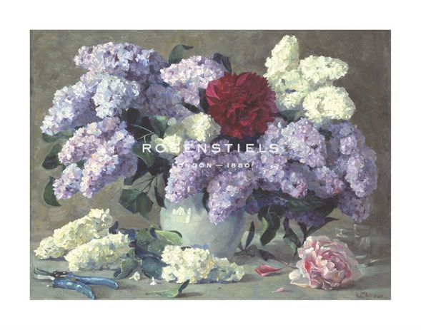 Valeriy Chuikov Hand Numbered Limited Edition Print on Paper :"Freshly-Cut Flowers"