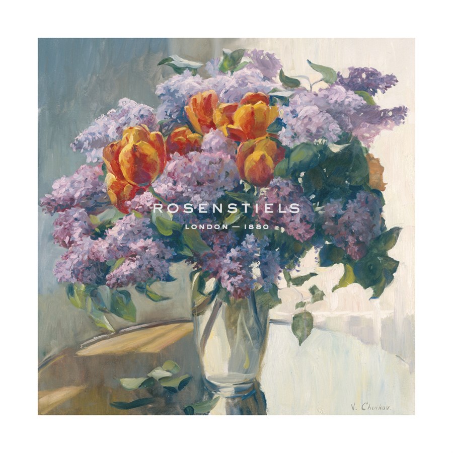 Valeriy Chuikov Hand Numbered Limited Edition Print on Paper :"Lilacs"