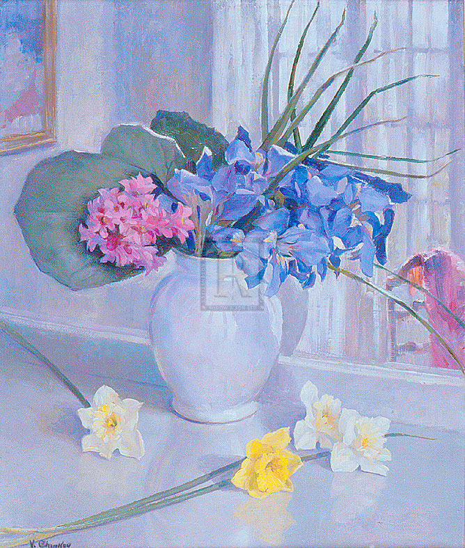 Valeriy Chuikov Hand Numbered Limited Edition Print on Paper :"Window on Summer"