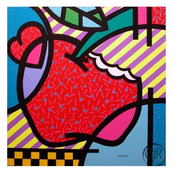Valter Morais Acrylic on Canvas:"Big Apple"