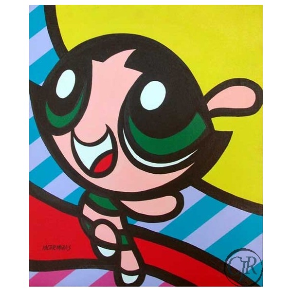 Valter Morais Acrylic on Canvas:"Buttercup"