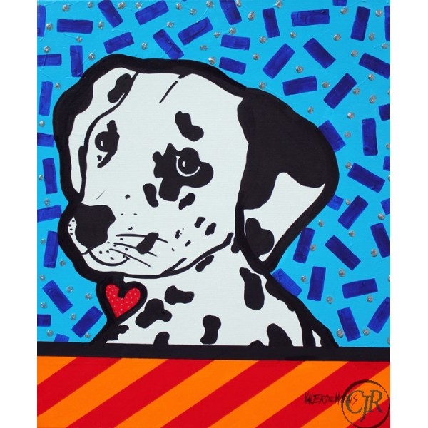 Valter Morais Acrylic on Canvas:"Dalmation"