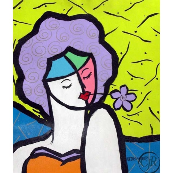Valter Morais Acrylic on Canvas:"Seduction I"