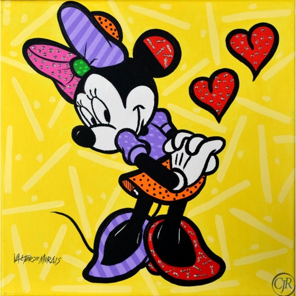 Valter Morais Acrylic on Canvas:"Sweetheart Minnie"