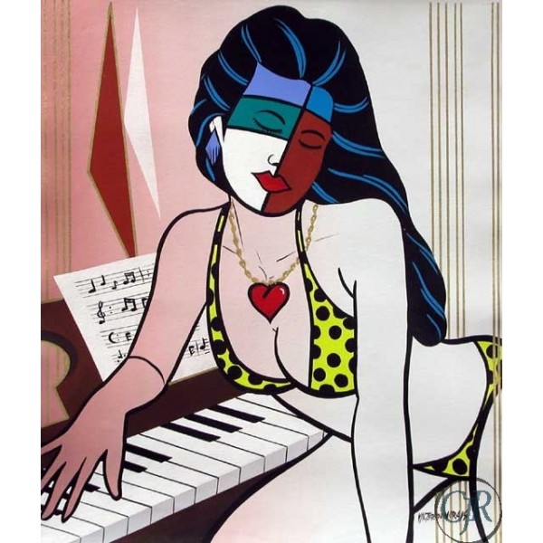Valter Morais Acrylic on Canvas:"Untitled 1"