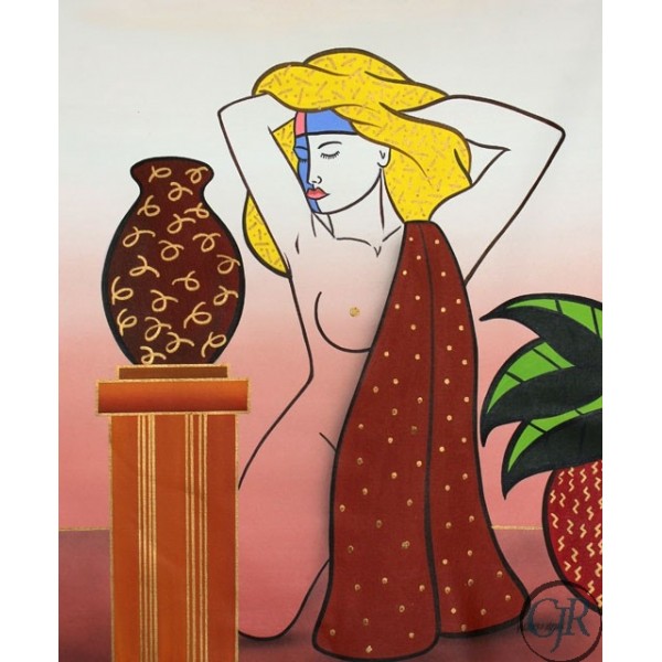 Valter Morais Acrylic on Canvas:"Untitled 17"