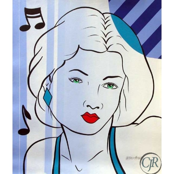 Valter Morais Acrylic on Canvas:"Untitled 7"