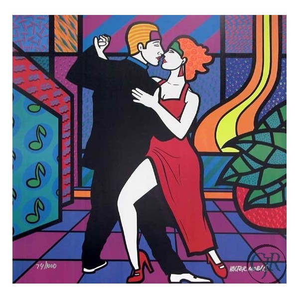 Valter Morais Offset Lithograph on Paper:"Tango"