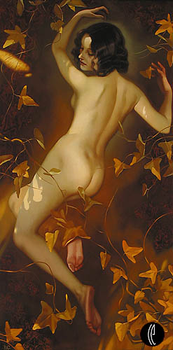 Valueva Limited Edition Giclee on Canvas :"Autumn Nymph"