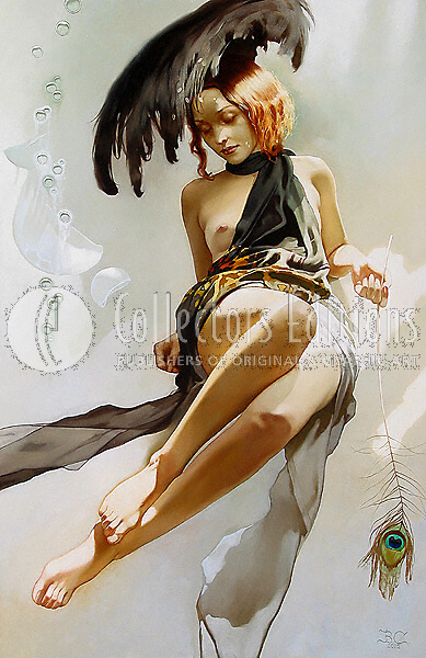Valueva Limited Edition Giclee on Canvas :"Nouveau Goddess "