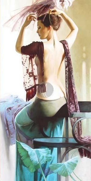 Valueva Limited Edition Giclee on Canvas :"Orchid"