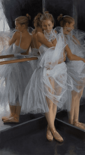 Vicente Romero Artist Signed 38 x 20.5 Limited Edition Canvas Giclee:"Let’s Dance"