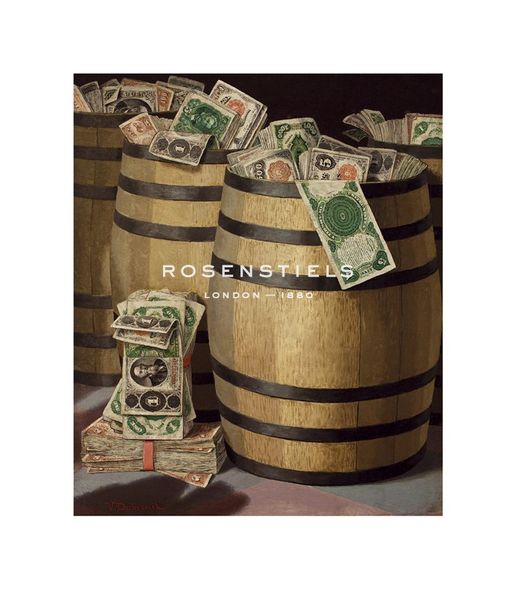 Victor Dubreuil Hand Numbered Limited Edition Print on Paper :"Barrels of Money"