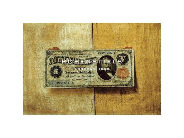 Victor Dubreuil Hand Numbered Limited Edition Print on Paper :"Five Dollar Bill"