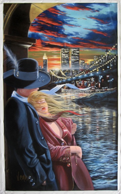 Victor Ostrovsky Hand Signed Limited Edition Giclee:"Farewell"