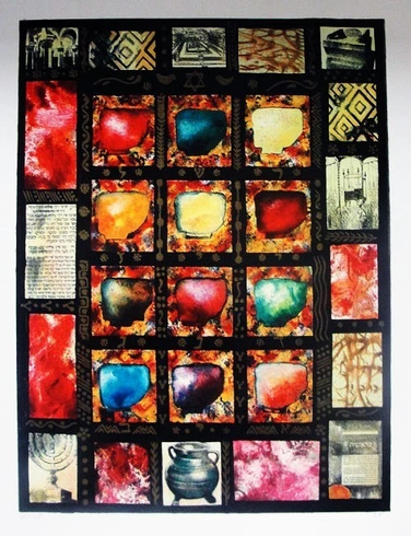 VICTOR SHREM Artist Signed Limited Edition Serigraph Print: "TWELVE TRIBES" VICTOR SHREM Artist Signed Limited Edition Serigraph Print: "TWELVE TRIBES"