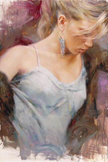Vidan Hand Signed and Numbered Limited Edition Canvas Giclee :" Intimacy "