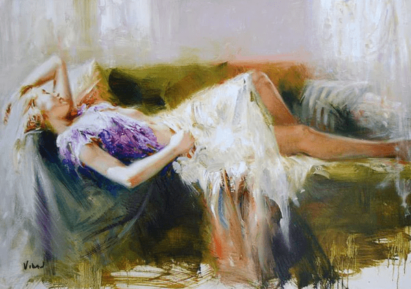 Vidan (Vittorio Dangelico) Limited Edition Giclée on Artist Paper: "Untitled #4"