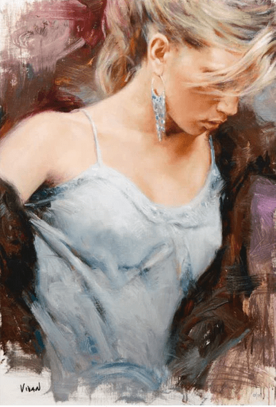 Vidan (Vittorio Dangelico) Limited Edition Gicle on Canvas: "Intimacy"