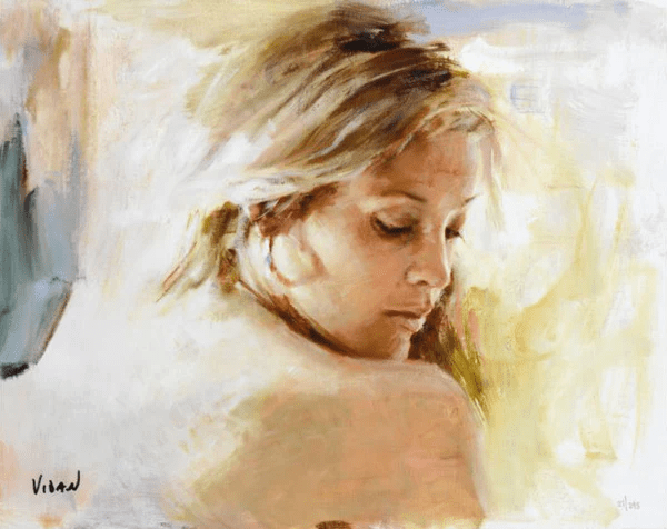 Vidan (Vittorio Dangelico) Limited Edition Giclée on Canvas: "Warmth"