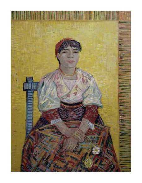 Vincent Van Gogh Fine Art Open Edition Gicl&eacute;e:"An Italian Woman"