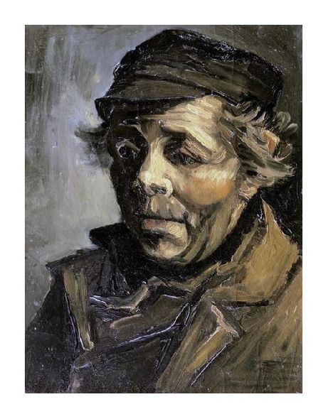 Vincent Van Gogh Fine Art Open Edition Gicl&eacute;e:"Head of a Peasant with Cap"