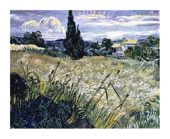 Vincent Van Gogh Fine Art Open Edition Gicl&eacute;e:"Landscape with Green Corn"