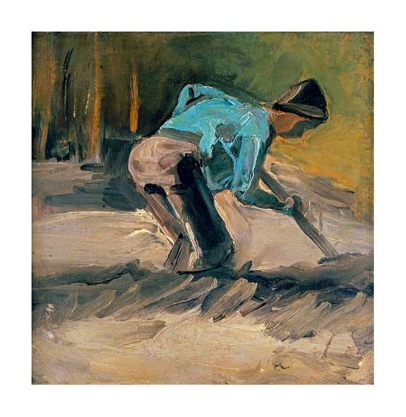 Vincent Van Gogh Fine Art Open Edition Gicl&eacute;e:"Man at Work"