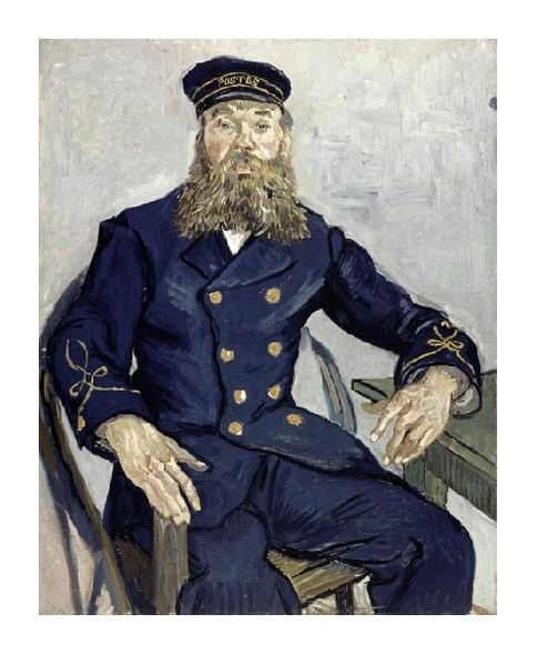 Vincent Van Gogh Fine Art Open Edition Gicl&eacute;e:"Portrait of Joseph Roulin"