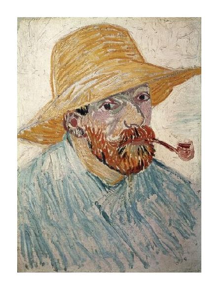 Vincent Van Gogh Fine Art Open Edition Gicl&eacute;e:"Self Portrait 1888"
