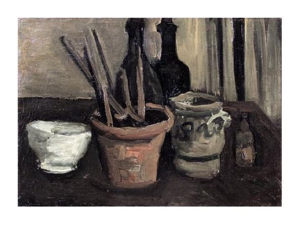 Vincent Van Gogh Fine Art Open Edition Gicl&eacute;e:"Still Life with Paintbrushes in a Pot"