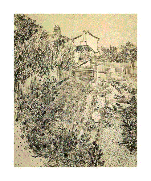 Vincent Van Gogh Fine Art Open Edition Gicl&eacute;e:"The Flower Garden"