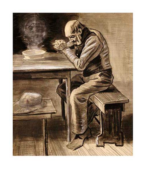 Vincent Van Gogh Fine Art Open Edition Gicl&eacute;e:"The Prayer"