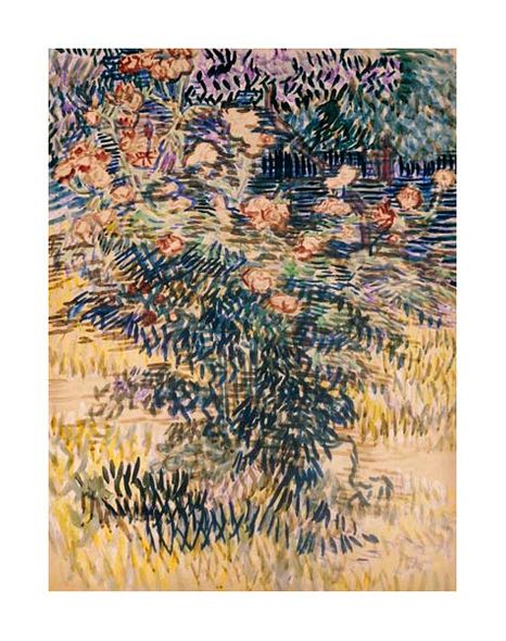Vincent Van Gogh Fine Art Open Edition Gicl&eacute;e:"The Rose Bay, Saint-Remy"
