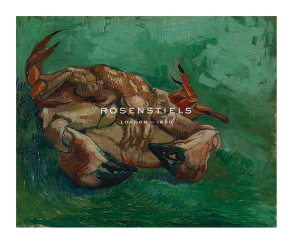 Vincent Van Gogh Hand Numbered Limited Edition Print on Paper :"Crustacean Lying On His Back"