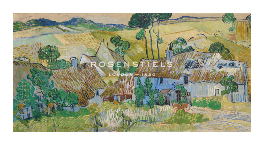 Vincent Van Gogh Hand Numbered Limited Edition Print on Paper :"Farms Near Auvers"