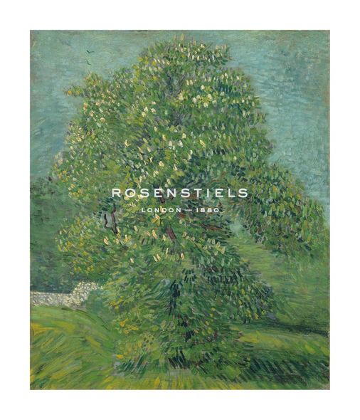 Vincent Van Gogh Hand Numbered Limited Edition Print on Paper :"Horse Chestnut Tree in Blossom"