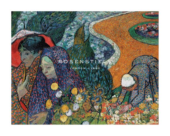 Vincent Van Gogh Hand Numbered Limited Edition Print on Paper :"Memory of the Garden at Etten - Ladies of Arles"