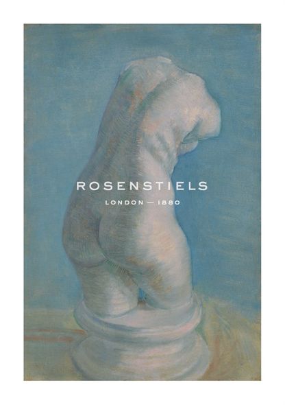 Vincent Van Gogh Hand Numbered Limited Edition Print on Paper :"Plaster Cast of a Woman's Torso, 1887"