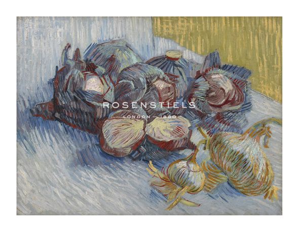Vincent Van Gogh Hand Numbered Limited Edition Print on Paper :"Red Cabbages And Onions"