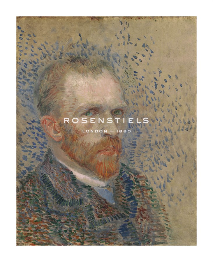 Vincent Van Gogh Hand Numbered Limited Edition Print on Paper :"Self-Portrait, Spring-Summer 1887"