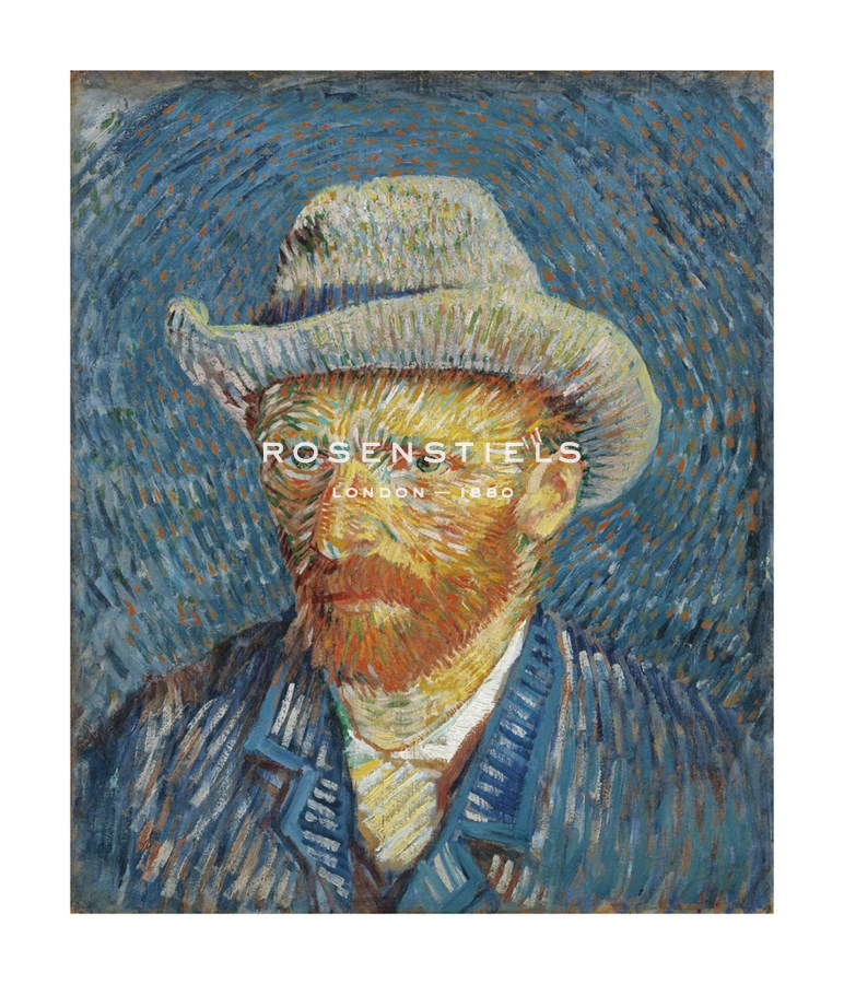 Vincent Van Gogh Hand Numbered Limited Edition Print on Paper :"Self-Portrait with Grey Felt Hat"